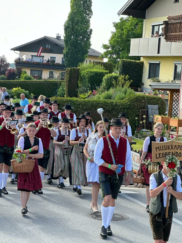 Beim Marschieren sind wir immer stark dabei